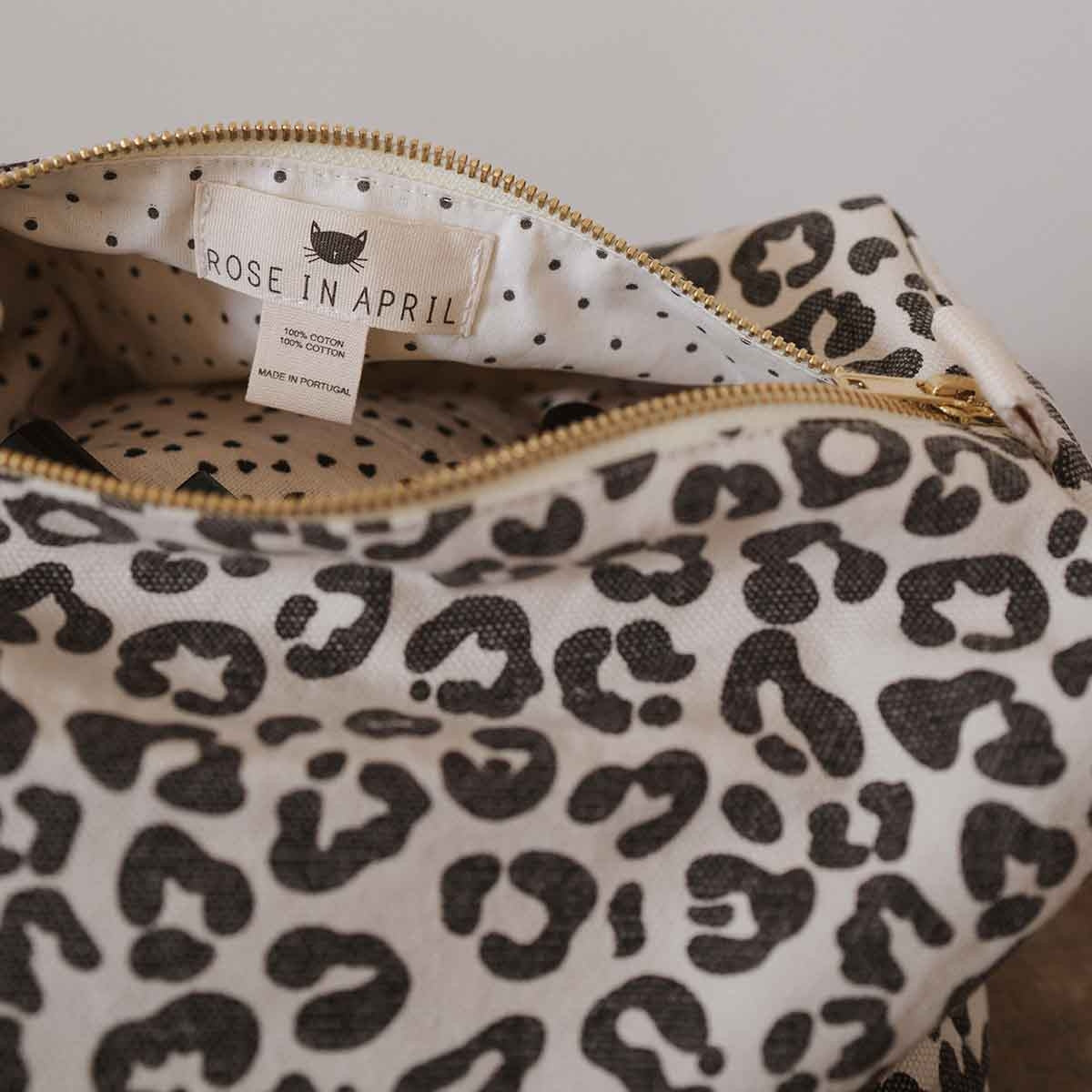 Trousse de toilette imprimé graou - greige