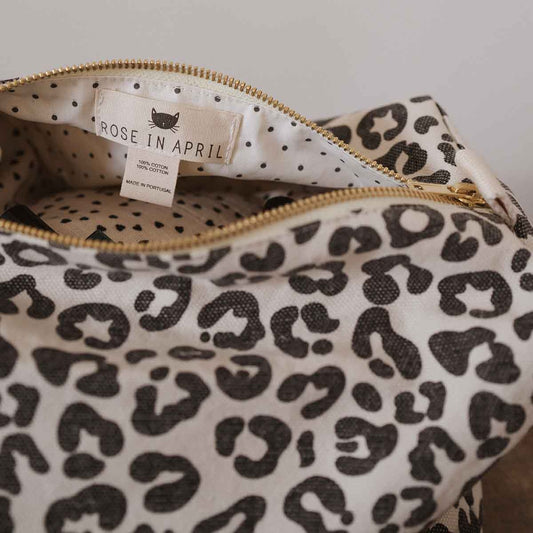 Trousse de toilette imprimé graou - greige