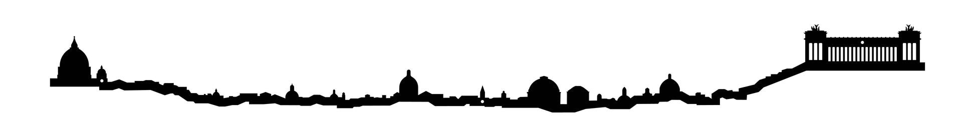 Silhouette de Rome - noir
