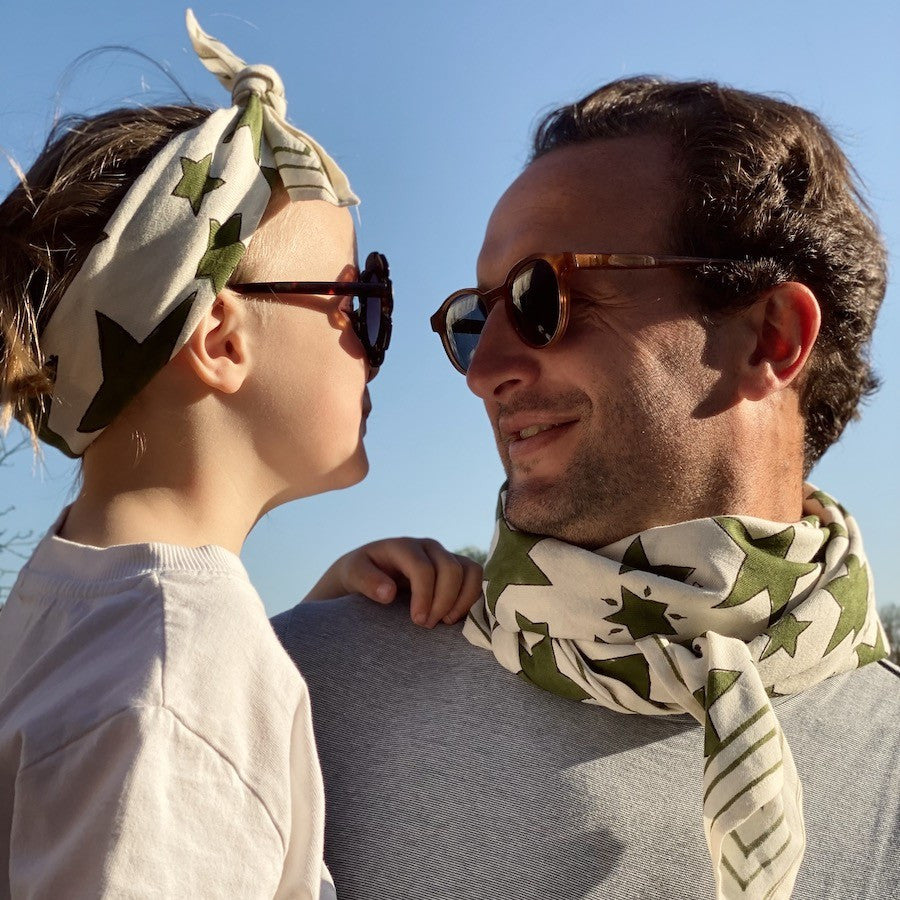 Big foulard Latika Happy - cactus Papa