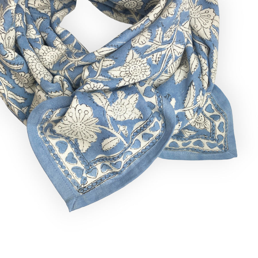 Big foulard Coeurs - Horizon — Apaches collections , Lyon