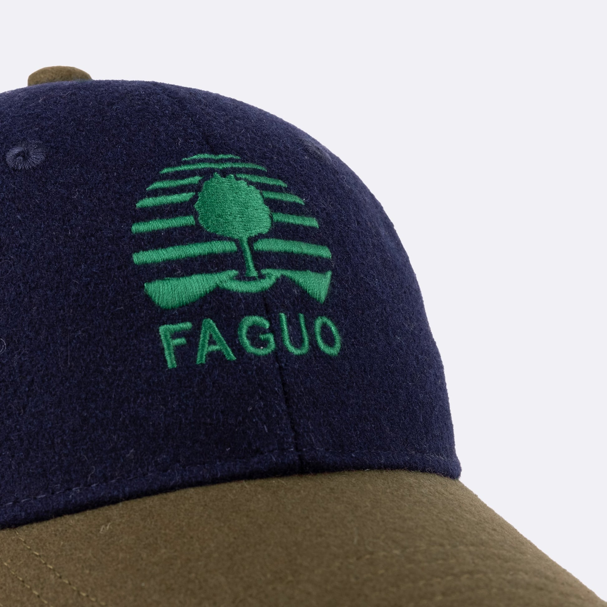 Casquette laine choco/navy — Faguo , Lyon