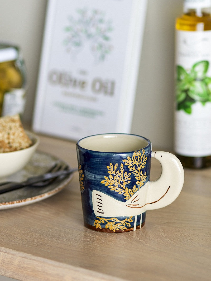 Tasse Hezha oiseau bleu