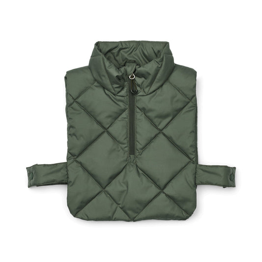 Col matelassé - Hunter green 1/2 ans