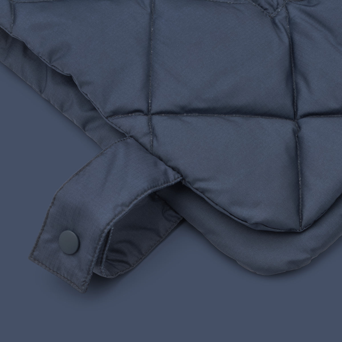 Col matelassé - Navy 1/2 ans
