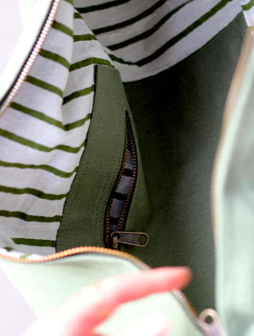 Sac polochon Simon - olive — Hindbag , Lyon