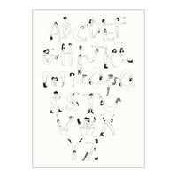 Affiche A2 nude abc — Helen b , Lyon