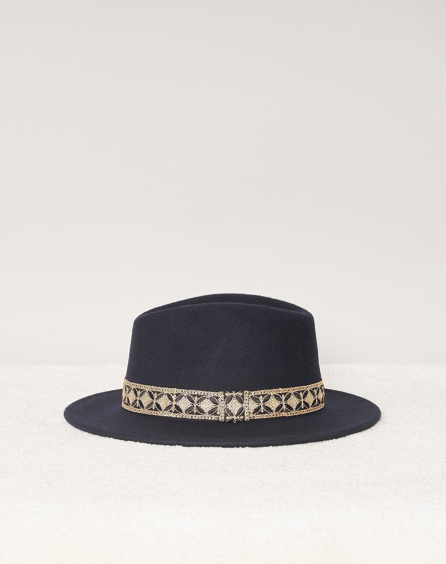Chapeau Jim Navy géométrique - M