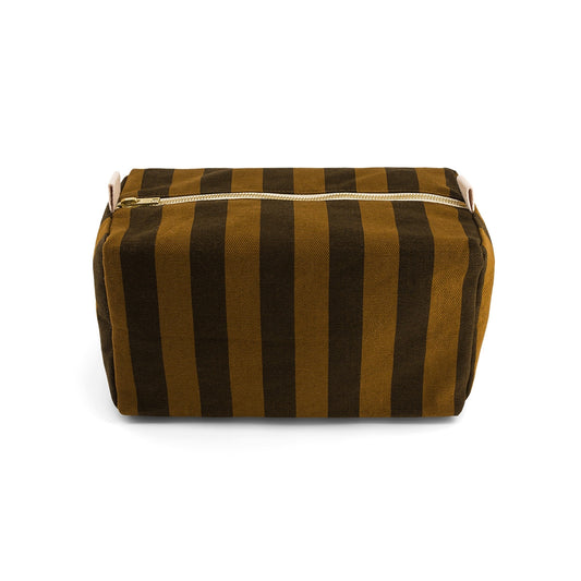 Trousse de toilette rayée - cumin — Rose in April , Lyon