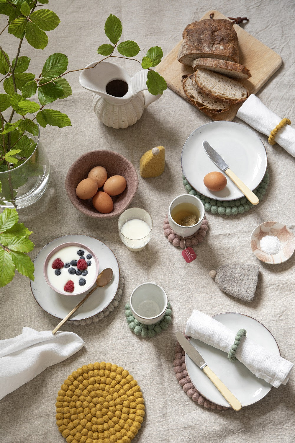 Dessous de plat - vert clair — En Gry & Sif , Lyon