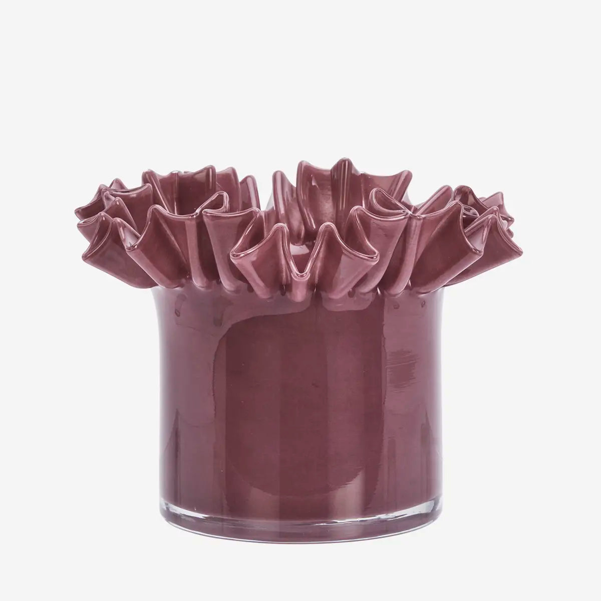 Pot collerette en verre - Plum — Madam Stoltz , Lyon