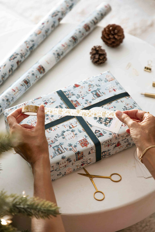 Washi tapes Snowy houses
