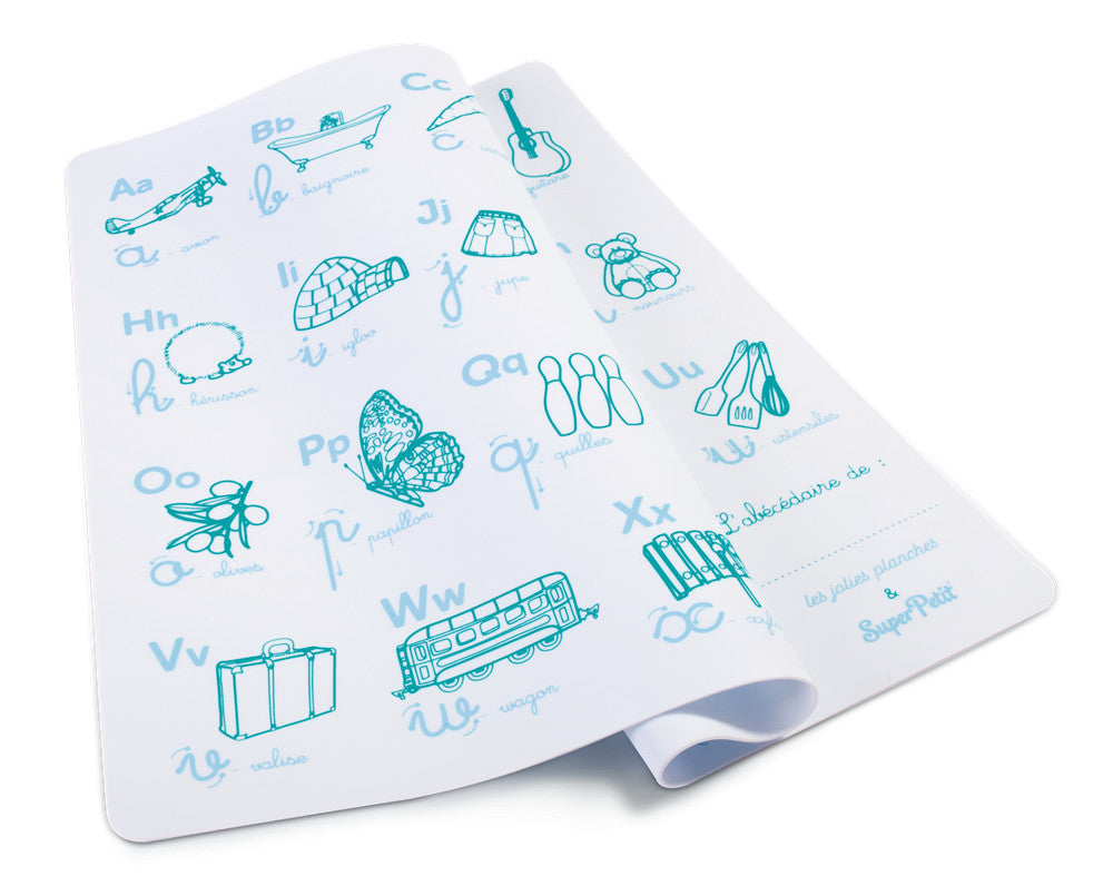 Set pédagogique en silicone + 3 feutres - Abécédaire
