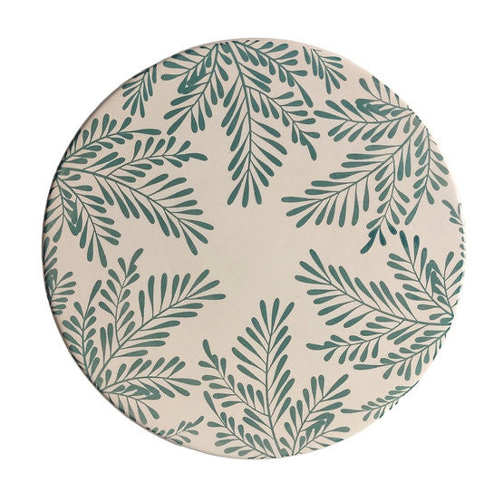 Dessous de plat sérigraphié - Feuillage vert