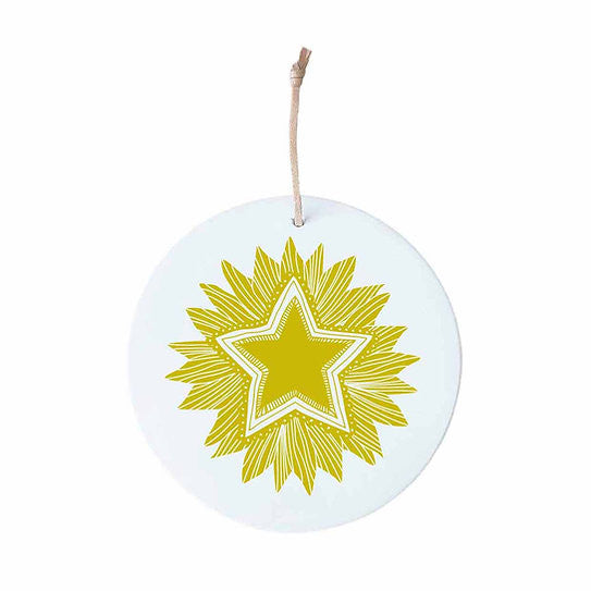 Médaillon Etoile ex-voto or — Poussière des rues , Lyon