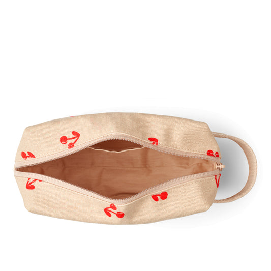 Trousse Trine en toile de coton - Cherries