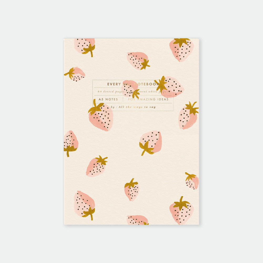 Carnet A5 Strawberries