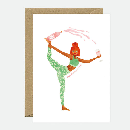 Carte Yoga rosé — All the ways to say , Lyon