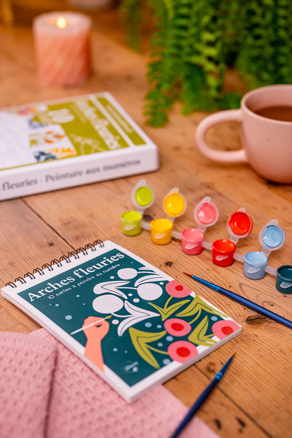 Peinture aux numéros - Arches fleuries