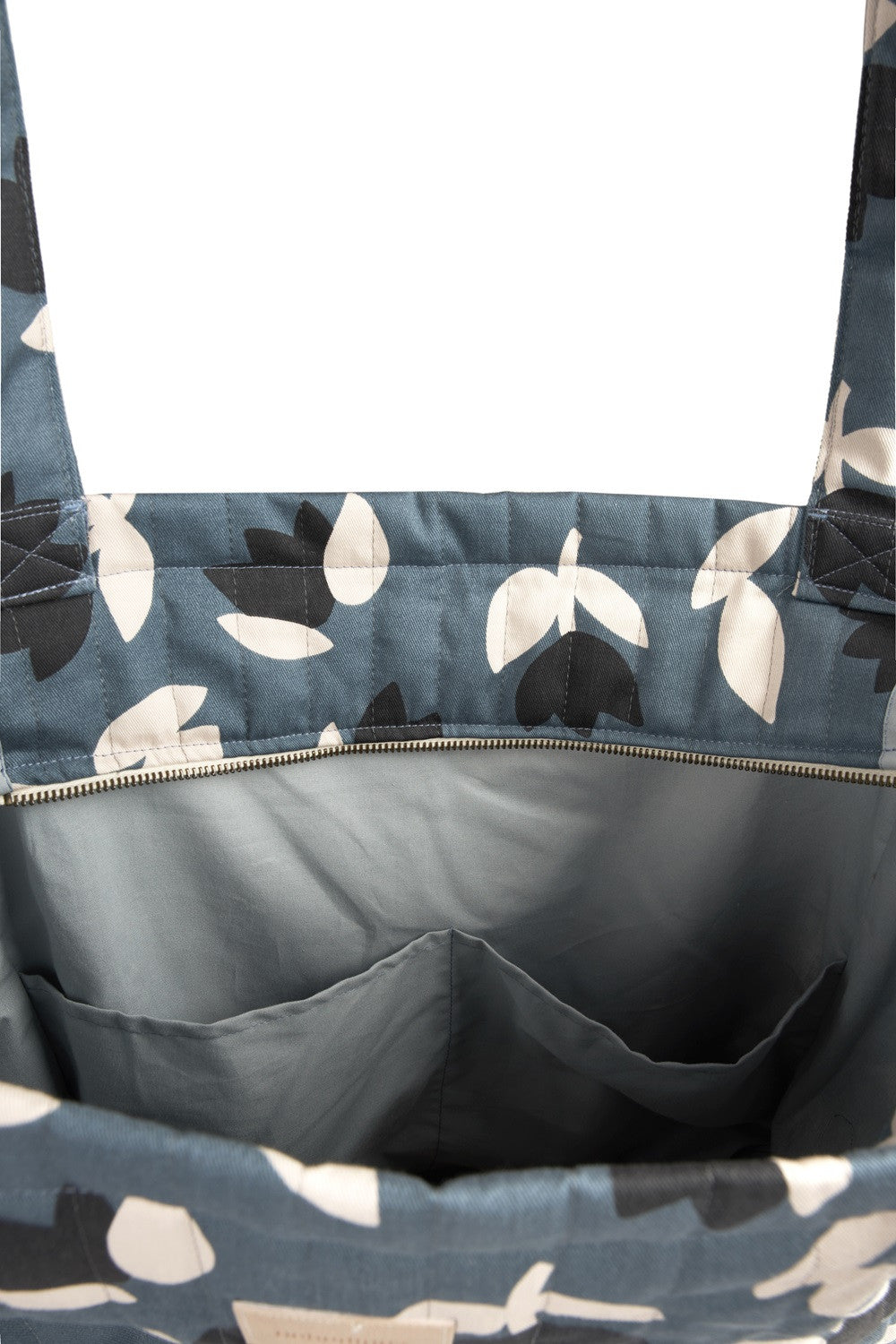 Cabas XXL Hyde park - Blue black tulips