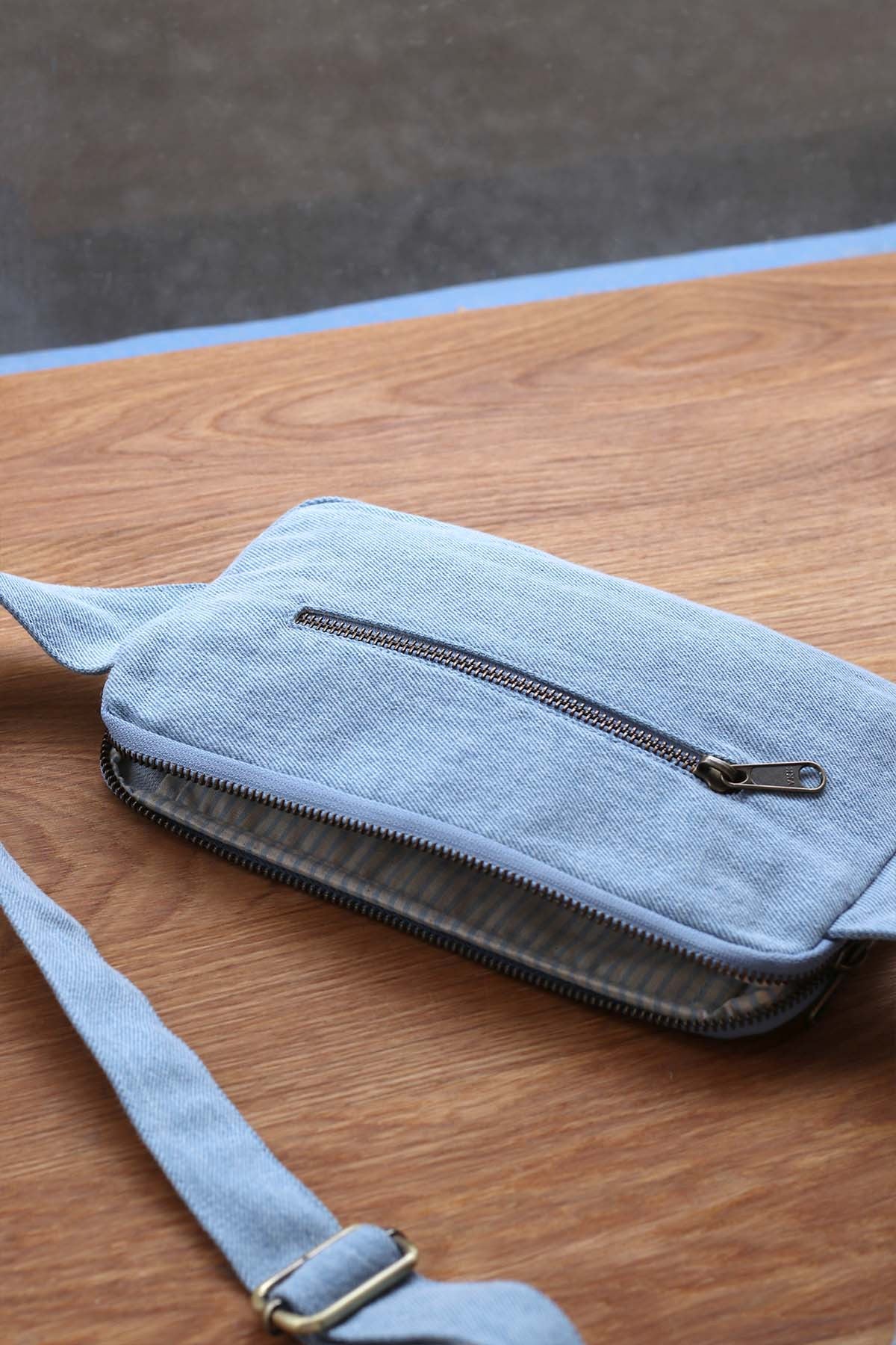 Sac banane Harry - Denim bleu
