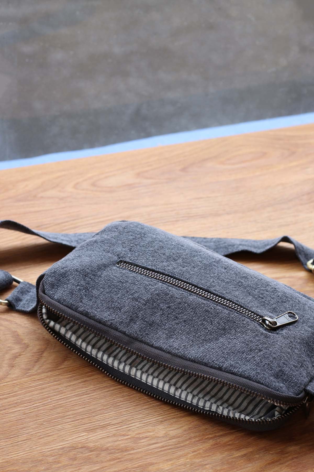 Sac banane Harry - Denim gris