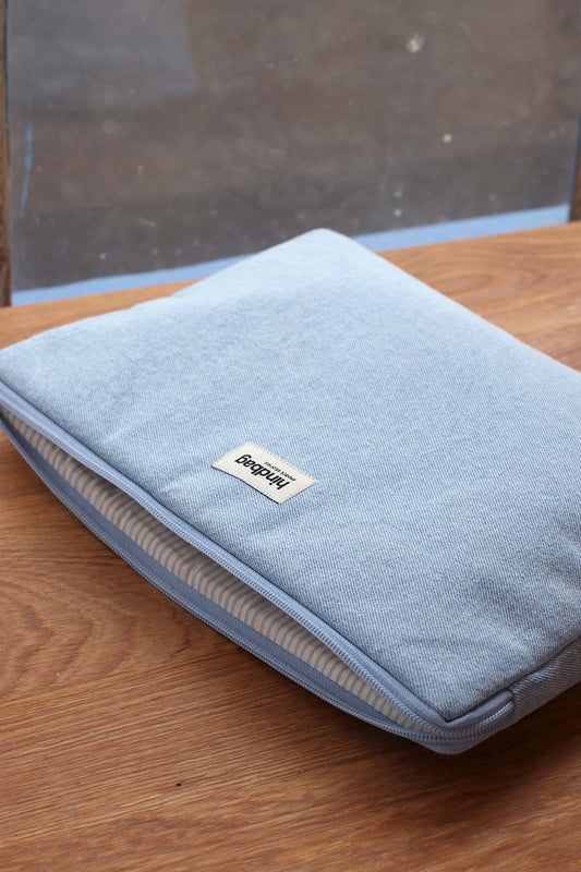 Housse d'ordinateur Ava S - Denim bleu — Hindbag , Lyon