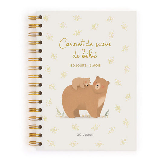 Carnet de suivi de bébé Ours - 6 mois