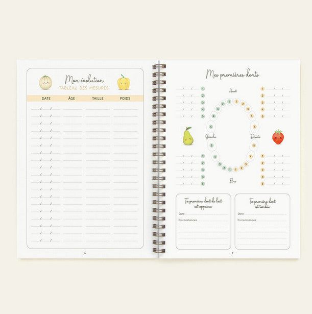 Carnet de diversification alimentaire