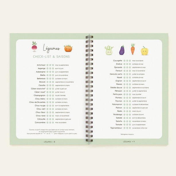 Carnet de diversification alimentaire