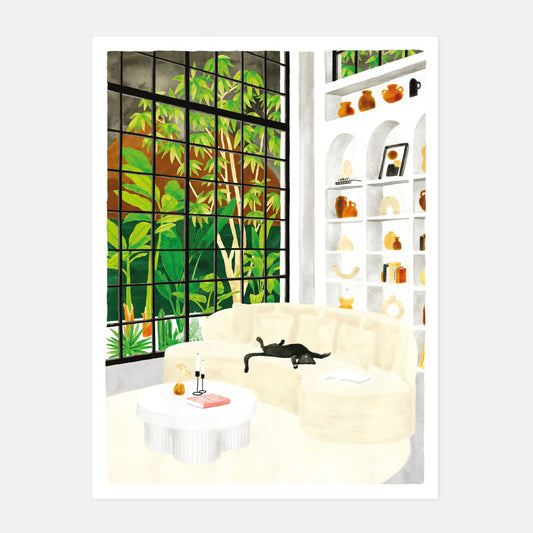 Affiche large - White sofa