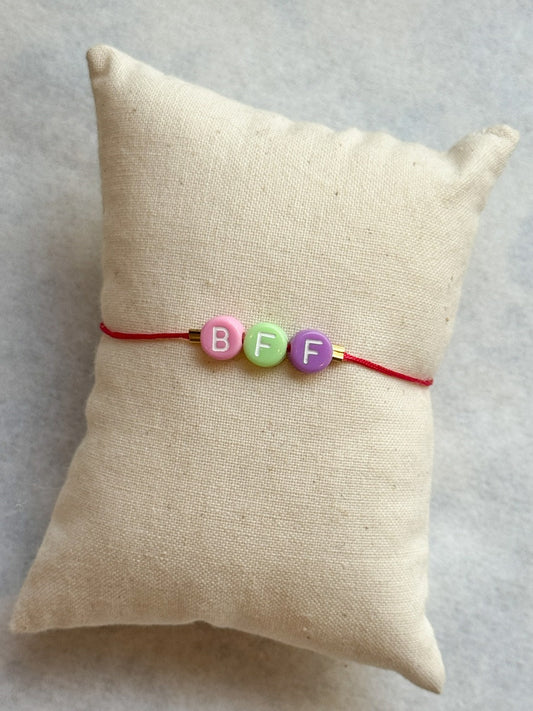Bracelet girl - BFF framboise — Les jolis bonheurs , Lyon