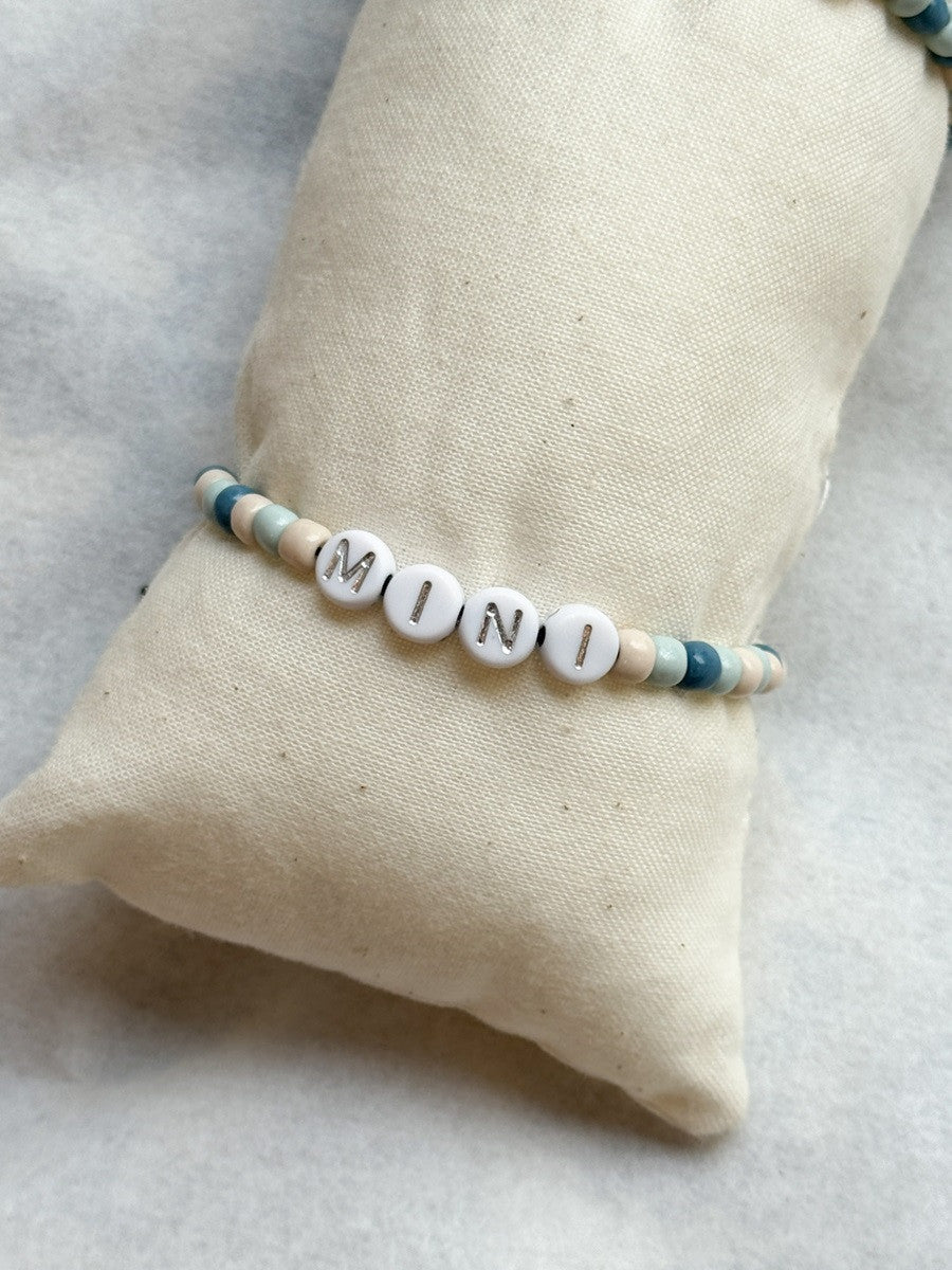 Bracelet MINI BOY fil - perles blanches — Les jolis bonheurs , Lyon