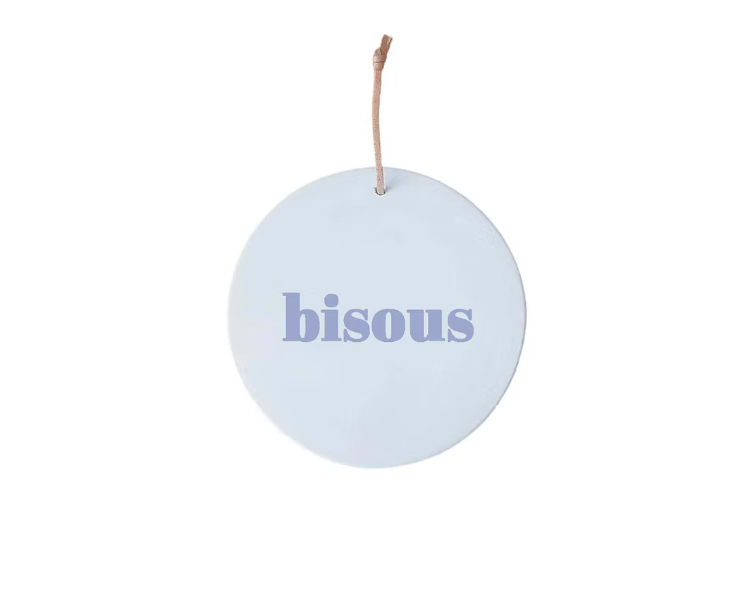 Petit médaillon Bisous - Lavande — Poussière des rues , Lyon