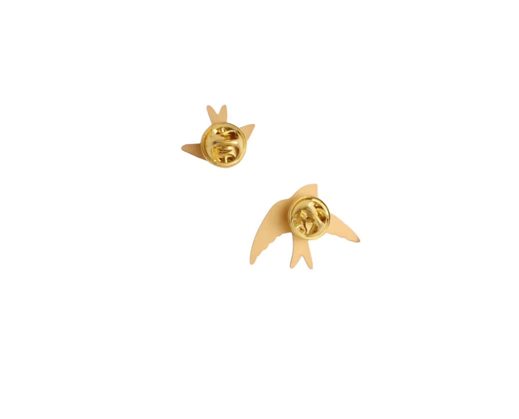 Duo de pin's hirondelles — Poussière des rues , Lyon