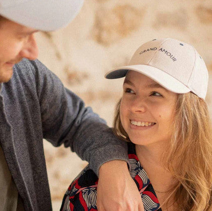 Casquette Grand amour crème - Adulte