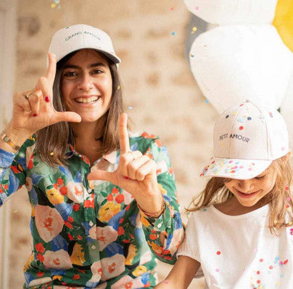 Casquette Grand amour crème - Adulte