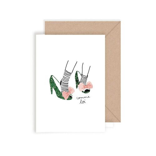 Carte double Comme toi — My lovely thing , Lyon