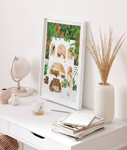 Affiche medium Cat's bar — All the ways to say , Lyon