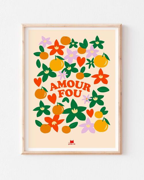 Affiche A3 - Amour fou