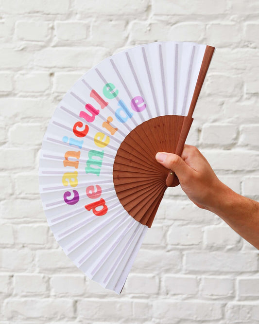 Éventail Canicule de merde — Thomas Gravereau , Lyon