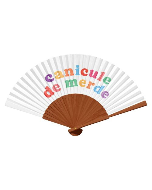 Éventail Canicule de merde — Thomas Gravereau , Lyon