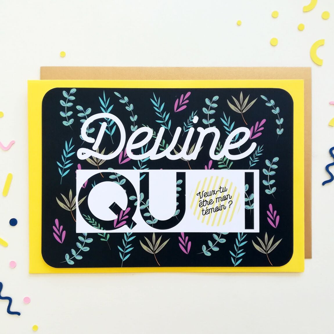 Carte à gratter Devine quoi ? - Veux-tu être mon témoin ? — Pamela Loops , Lyon