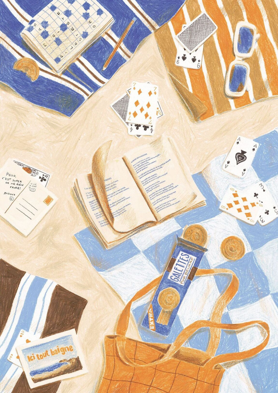 Puzzle Du sable entre les pages 500 pièces
