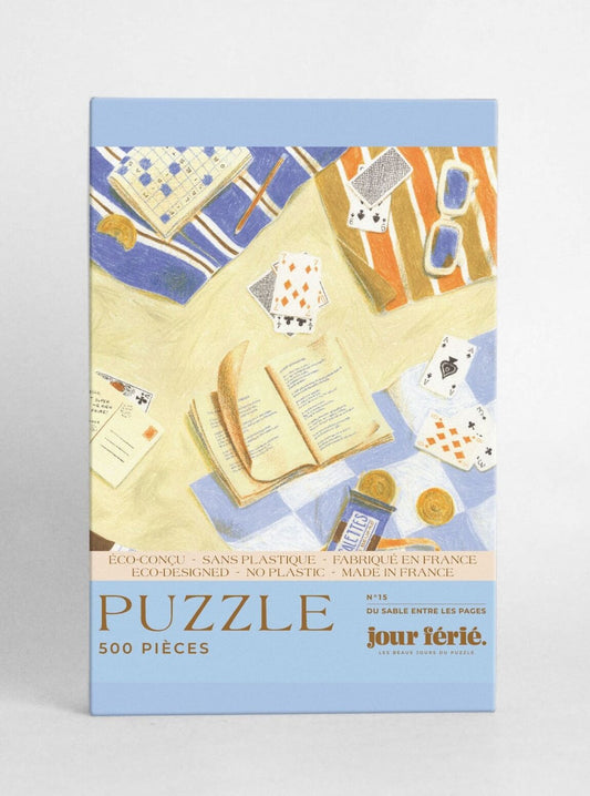 Puzzle Du sable entre les pages 500 pièces