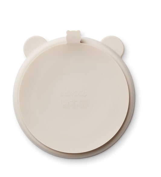 Assiette Stacy ventouse 3 compartiments - Sandy