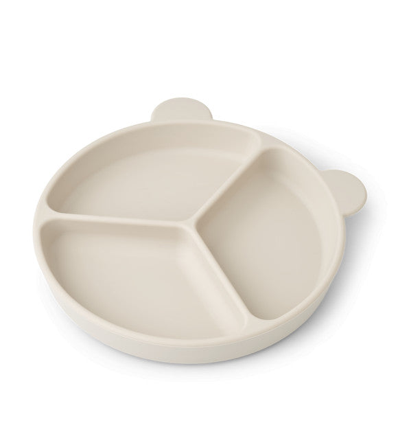 Assiette Stacy ventouse 3 compartiments - Sandy