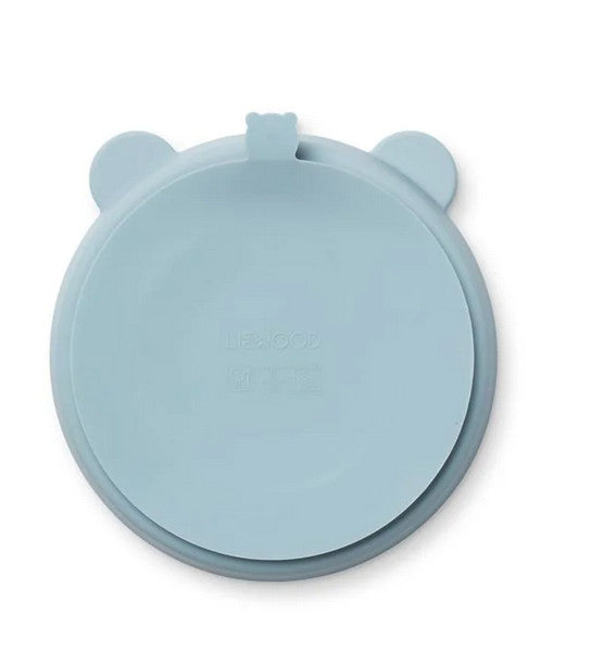 Assiette Stacy ventouse 3 compartiments - Sea blue — Liewood , Lyon