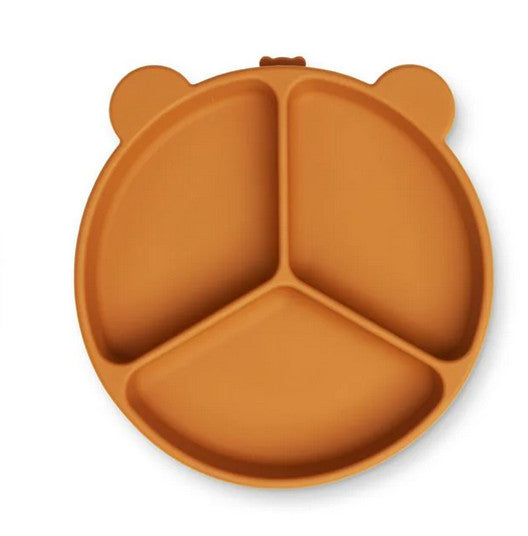 Assiette Stacy ventouse 3 compartiments - Mustard — Liewood , Lyon