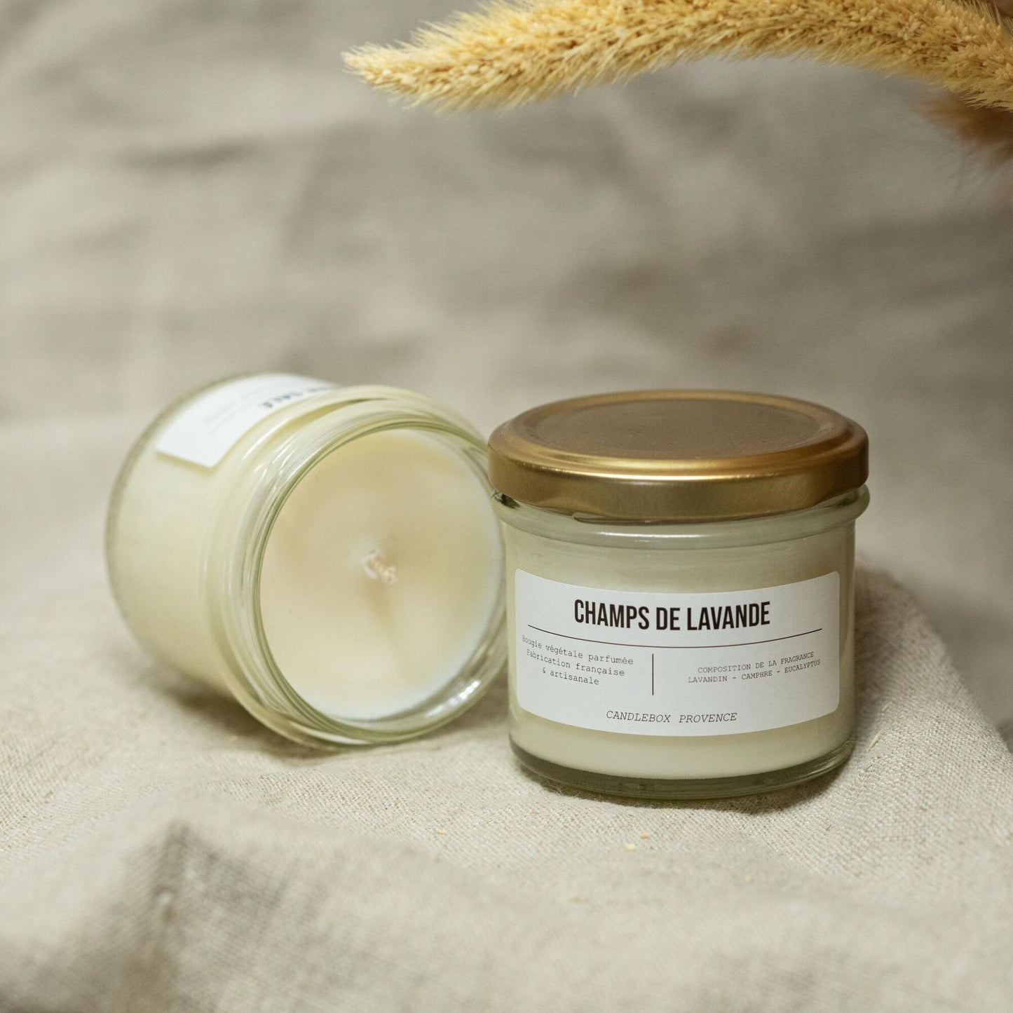 Bougie Champs de lavande - 200g